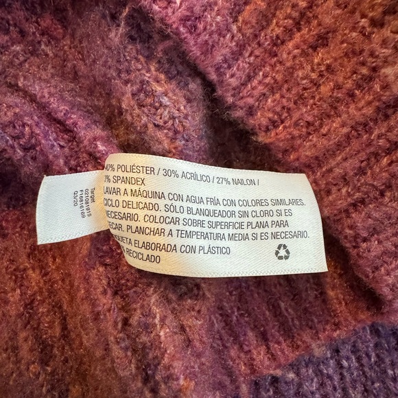 Women's Crewneck Ombre Pullover Sweater 2X - Picture 9 of 9